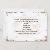 Tortelduifjes, twee witte doven Kaart (Achterkant)