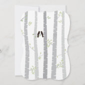 Tortelduifjes Uitnodiging tot bruiloft 5,5 x 8,5 i (Achterkant)