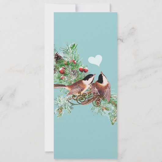  Tortelduifjes - uitnodiging tot weduwschap (Achterkant)