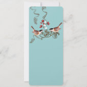 Tortelduifjes - uitnodiging tot weduwschap (Achterkant)