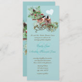  Tortelduifjes - uitnodiging tot weduwschap (Voorkant / Achterkant)