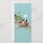 Tortelduifjes - uitnodiging tot weduwschap (Achterkant)