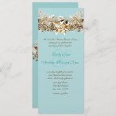  Tortelduifjes - uitnodiging tot weduwschap (Voorkant / Achterkant)