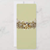  Tortelduifjes - uitnodiging tot weduwschap (Achterkant)