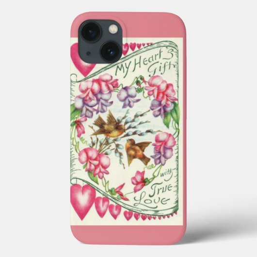 Tortelduifjes  Valentijn Case-Mate iPhone Case (Achterkant)