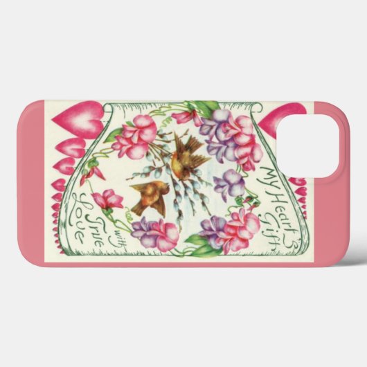 Tortelduifjes  Valentijn Case-Mate iPhone Case (Achterkant (horizontaal))