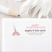 Tortelduifjes Valentijn Etiket (Insitu)