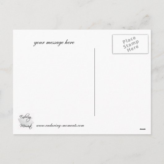 Tortelduifjes Valentijnsdag Briefkaarten (Achterkant)