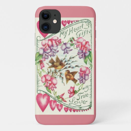 Tortelduifjes Valentijnsdag Case-Mate iPhone Case (Achterkant)