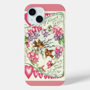 Tortelduifjes  Valentijnsdag Hoesje-Mate iPhon iPhone 15 Case