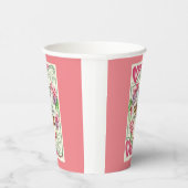 Tortelduifjes  Valentijnsdag Papieren Bekers (Rechts)