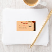 Tortelduifjes Vallende Hart Adresetiketten Etiket (Insitu)