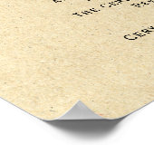 Tortelduifjes van de Heilige Matrimonie Poster (Hoek)