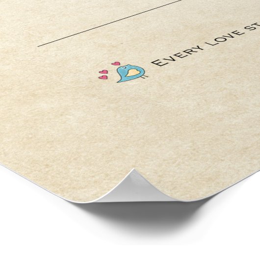 Tortelduifjes van de Heilige Unie Poster (Hoek)