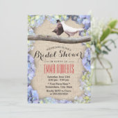 Tortelduifjes van de klasse Hydrangea Vrijgezellen Kaart (Staand voorkant)