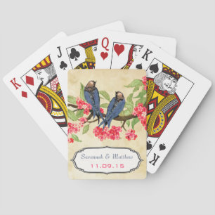  Tortelduifjes van de marine Wedding Gift-speelkaa Pokerkaarten