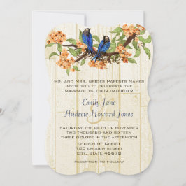  Tortelduifjes van koraal en zeemacht Tea Stain Kaart