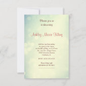 Tortelduifjes verhaal 2 Bridal Shower Uitnodiging (Achterkant)