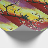 Tortelduifjes Verpakkingspapier Cadeaupapier (Hoek)