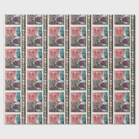 Tortelduifjes Verpakkingspapier Cadeaupapier (Vlak)