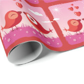 Tortelduifjes Verpakkingspapier Cadeaupapier (Rol Hoek)