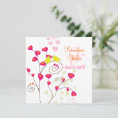 Tortelduifjes, voeg uw achtergrond toe.. kaart (Staand voorkant)