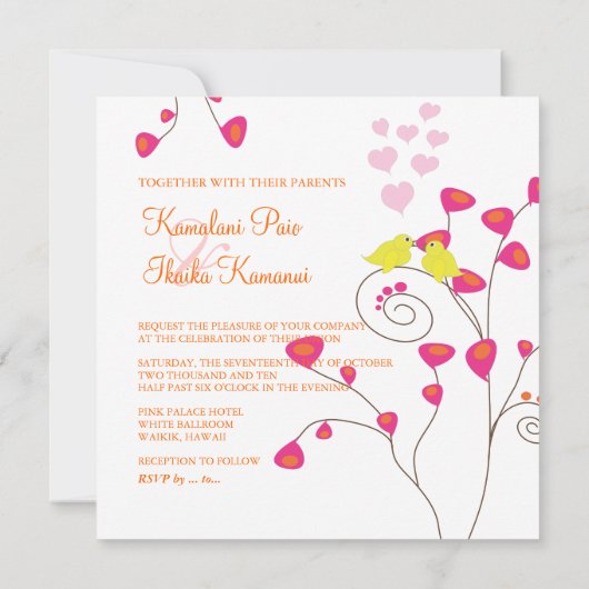 Tortelduifjes, voeg uw achtergrond toe.. kaart (Achterkant)