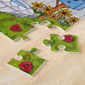 Tortelduifjes Vogelhuisjes Puzzle Legpuzzel (Zijkant)