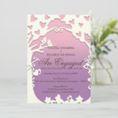 Tortelduifjes voor eeuwig op het Paars van het pas Kaart (Staand voorkant)