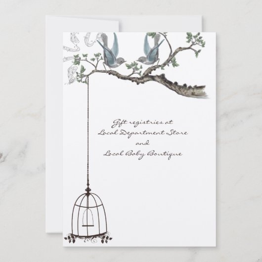  Tortelduifjes Vrijgezellenfeest Kaart (Achterkant)