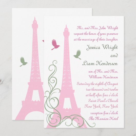 Tortelduifjes Weddenschap Kaart (Voorkant / Achterkant)