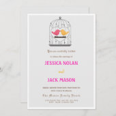 Tortelduifjes Weddenschap Kaart (Voorkant / Achterkant)