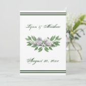 Tortelduifjes - Weddenschap Kaart (Staand voorkant)