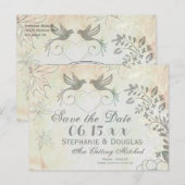  Tortelduifjes Weddenschap Sparen de Briefkaarten  (Voorkant / Achterkant)