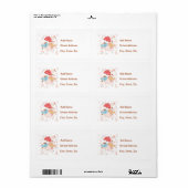 Tortelduifjes Weddenschap Valentijnse Etiket (Full Sheet)