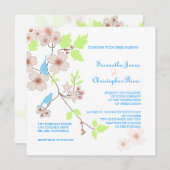 Tortelduifjes Weddenschappen/dij achtergrond Kaart (Voorkant / Achterkant)