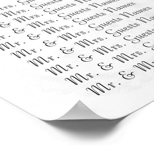  Tortelduifjes Weddenschappen Poster (Hoek)