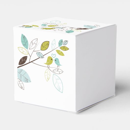 Tortelduifjes Wedding Bedankdoosjes (Achterkant)