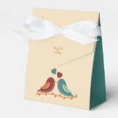 Tortelduifjes Wedding Bedankdoosjes (Voorkant Zijde)