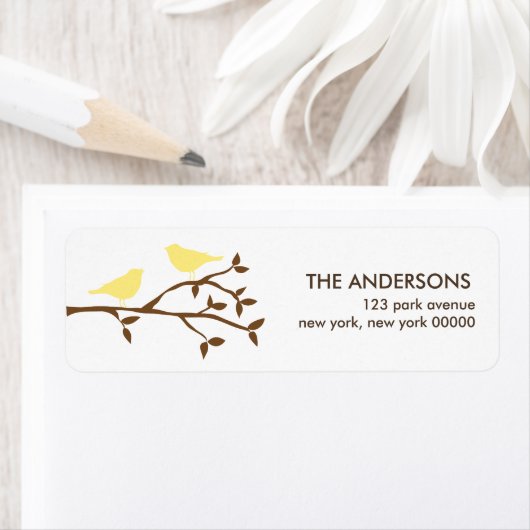 Tortelduifjes Wedding Etiket (Insitu)