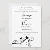 Tortelduifjes Wedding Kaart (Voorkant)