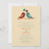 Tortelduifjes Wedding Kaart (Voorkant)