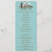  Tortelduifjes Wedding Programme Programmakaart (Voorkant)