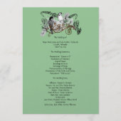  Tortelduifjes Wedding Programme Programmakaart (Voorkant)