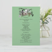  Tortelduifjes Wedding Programme Programmakaart (Staand voorkant)