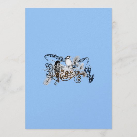  Tortelduifjes Wedding Programme Programmakaart (Achterkant)