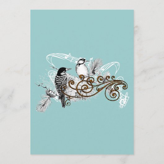  Tortelduifjes Wedding Programme Programmakaart (Achterkant)