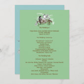  Tortelduifjes Wedding Programme Programmakaart (Voorkant / Achterkant)