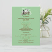  Tortelduifjes Wedding Programme Programmakaart (Staand voorkant)