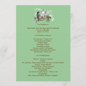  Tortelduifjes Wedding Programme Programmakaart (Voorkant)